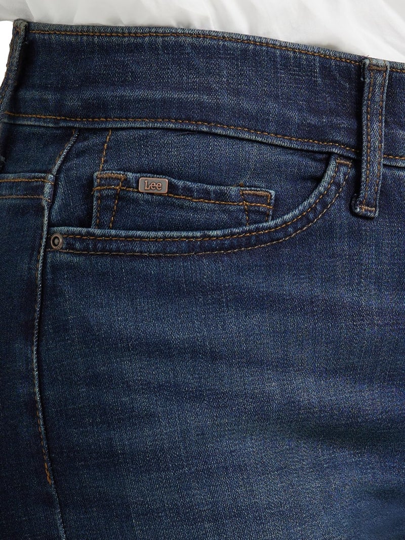 Lee Women's Ultra Lux Comfort with Flex Motion Bootcut Jean Renegade 10 Medium - Image 3